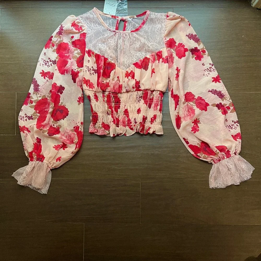 NWT Free people Daphne Blouse